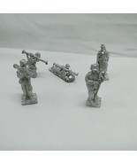(5) Battlefield Miniatures 20mm Infantry Rocket Soldiers Metal Miniatures - $19.79