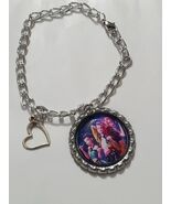 Demon HUNTERS BRACELET teen OR ADULT  or child CUTE CURB CHAIN WITH HEART - $9.99