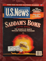 U S NEWS World Report Magazine November 25 1991 Iraq Nuclear Program - £11.27 GBP
