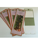 Vintage Christmas mailing folding note cards lot doll toy tree front hal... - $27.08 CAD