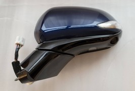 Blue LH driver side door mirror w/ BSM + BVM Camera. OEM for 2019-2021 S... - $125.94