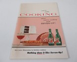7Up Recipe Book Cooking with Seven-Up Vintage Retro Cookbook 1957 USA - £17.50 GBP