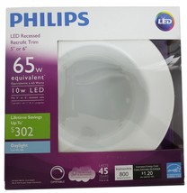 Philips 65W LED Recessed Retrofit Trim Ceiling SpotLight Dimmable Light Bulb Day - £10.38 GBP