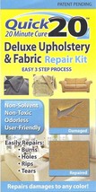 Quick 20 Deluxe Upholstery &amp; Fabric Repair Kit Easily repairs burns, hol... - £8.51 GBP