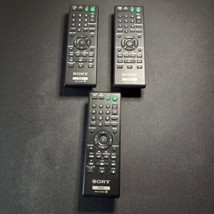 Sony DVD Player Remote Lot of 3 Remotes (2) RMT-D197A &amp; (1) RMT-D187A Untested - £11.67 GBP
