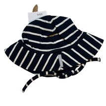 Polarn O Pyret Navy Nautical Stripe Sun Hat Size 2-4 Month New - £11.57 GBP