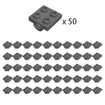 50x Dark Gray 2817 Technic Doub. Bearing PL.2x2/Plate Special 2x2 with 2 Holes - £7.41 GBP