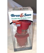 Coffee K-Cups Brew and Save Reusable TWO for Keurig 2.0 &amp; 1.0 Brewers Ne... - $237.27 MXN