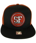 San Francisco Men&#39;s Patch Style Breathable Snapback Baseball Cap (Black/... - £11.94 GBP