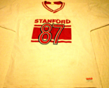 STANFORD UNIVERSITY 1987 Wolf &amp; Sons USA MADE Vtg 80s Jersey T-Shirt HEA... - £21.92 GBP