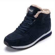Men&#39;s Winter Shoes Fashion Snow Boots Shoes blue 4 - £23.97 GBP