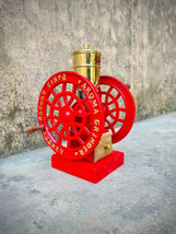 Double Wheel Red Vintage Aroma Hand Crank Coffee Grinder Paris,London,Sydney - £552.74 GBP