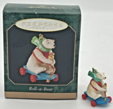 1999 Hallmark Roll-A-Bear Miniature Keepsake Ornament SKU U31 - $12.99