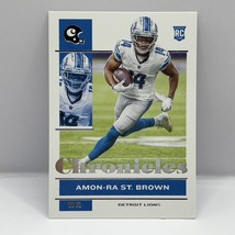 2021 Panini Chronicles Football Amon-Ra St. Brown Base RC #33 Detroit Lions - £1.57 GBP