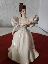 1996 Lenox fine Porcelain  First Waltz lady Figurine 9 &quot; Handpainted Gol... - $24.87