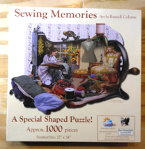 Sewing Memories Puzzle - 1000 Pieces 27 x 24/Seamstress SEALED! Fast Ship! - £15.94 GBP