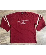 Vtg Ohio State Buckeyes OSU Long Sleeve V-Neck Shirt Unisex Size L Cotton - £12.99 GBP