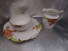 Taylor and Kent Longton England set creamer sugar plate [90b] - £67.26 GBP