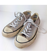 Converse Shoes Womens 7 men 5 All Star Double Tongue Sneakers 60907F Gray Canvas - $14.84