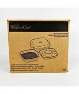 Pampered Chef Cool &amp; Serve Squre Container Snack Tray #2487 New 4 Pieces - £35.19 GBP