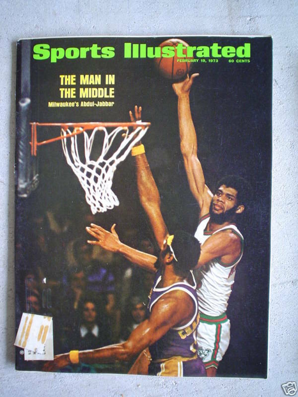 1973 Sports Illustrated Magazine Kareem Abdul Jabbar - $13.86
