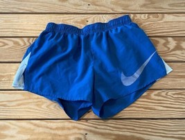 Nike Dri Fit Women’s Lined Running Shorts Size S Blue S2 - £12.38 GBP