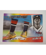 2022 Topps #FF-5 Ronald Acuña Jr. Flashiest Feet Blue Blue - $8.40 CAD