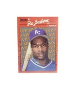 MLB 1990 Donruss Royal MVP Error BC-1 Bo Jackson Card No Dot &amp; Wrong Col... - $69.29