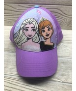 Disney Frozen II SnapBack Elsa and Anna Purple Adjustable Baseball Cap H... - £4.66 GBP