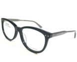 Bottega Veneta BV0196O 001 Eyeglasses Frames Black Grey Round Full Rim 5... - $121.37