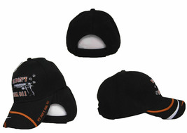 We Don&#39;T Dial 911 Pistol &amp; Bullet Holes Embroidery Black Nra Swirl Cap Hat - £15.12 GBP