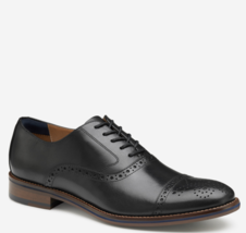 Johnston &amp; Murphy Black Full GrainConard 2.0 Cap Toe (MEDIUM - M) - €109,62 EUR