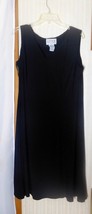 Vintage Julian Taylor New York Women&#39;s Dress Size 1X - Black Polyester/Spandex - £7.58 GBP