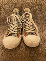 Converse Lux Floral Hidden Wedge Sneakers Womens Size 7 EUR 38 - £39.00 GBP