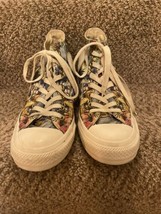 Converse Lux Floral Hidden Wedge Sneakers Womens Size 7 EUR 38 - £37.73 GBP