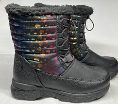 Totes Winter Snow Boots With Hearts Faux Fur Girls Size Choice 12M/13M - £21.59 GBP