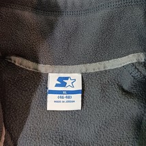 Starter RM34403 Men's Gray 1/4 Zip Long Sleeve Pullover Sweatshirt Size XL image 5