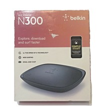 Belkin N300 300 Wi-Fi 4 Port Wireless Router Model F9K1007V1 In Box - £11.23 GBP