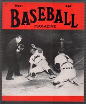 Baseball Magazine 11/1950-Al Rosen-Hank Bauer-Kluszewski-MLB-pix-info-FN - £42.75 GBP