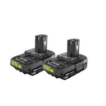 Ryobi One+ 18V Lithium-Ion 2.0 AH Compact Battery (2-Pack) PARTS LOT 2010 - £16.80 GBP