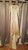 Antique 1938 Handmade Women&#39;s Wedding Gown And Veil w/ Box - £236.86 GBP
