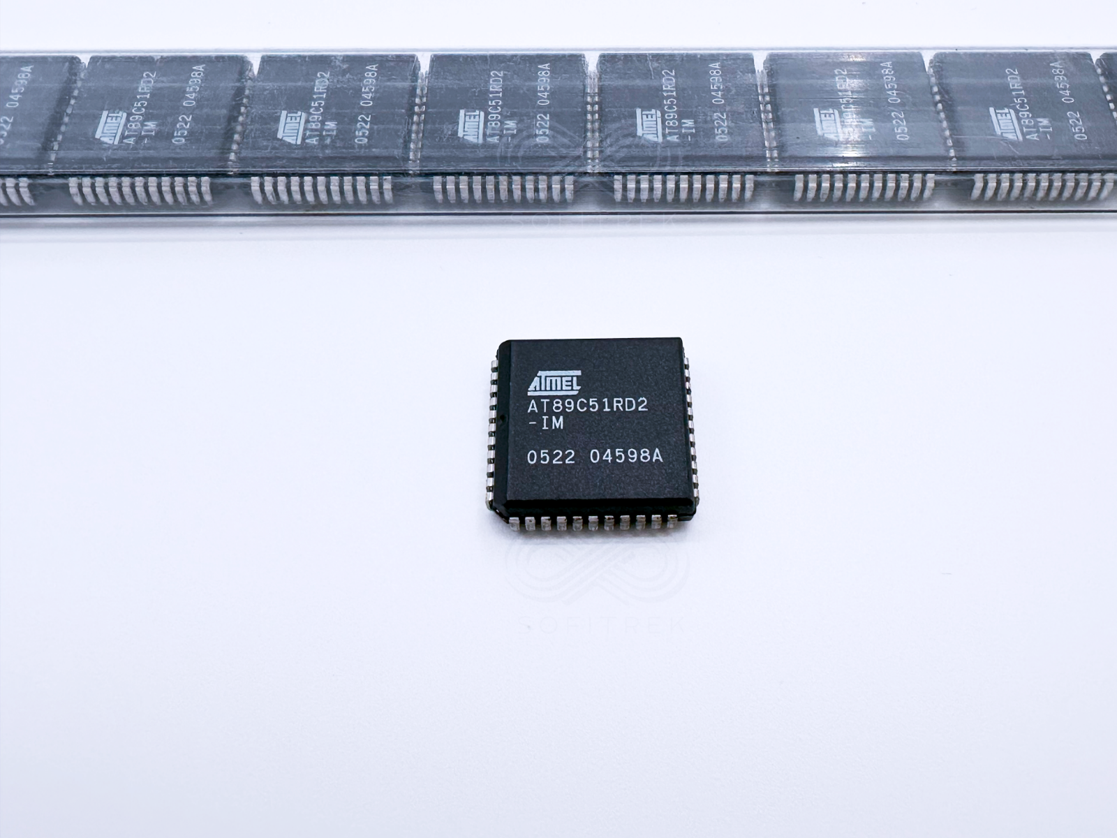 1X AT89C51RD2-SLSIM ATMEL 8 Bit 8051 Flash MCU 64K 40MHz PLCC-44 Microco... - $8.80