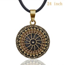 20mm Vintage Sunflower Mexican Bola Harmony Chime Ball Pregnancy Baby Pendant Ne - £19.65 GBP