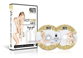 Buti Yoga Hot Core 2 DVD Workout Set with Bizzie Gold New Sealed Exercise - £30.59 GBP