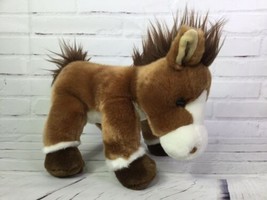 Ganz Heritage Collection Horse Pony Plush Stuffed Animal Brown White H13924 - £18.27 GBP