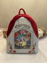 Loungefly Disney Beauty and the Beast Stained Glass Portrait Mini Backpack - £92.42 GBP