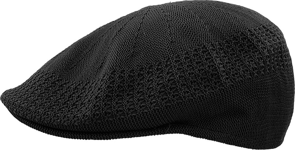 NEW Classic Black Mesh Ivy Newsboy Ivy Cap Hat Crochet Driving Golf Vent... - $23.99