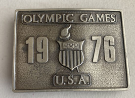 1976 Olympic Games Belt Buckle by Bergamot Brass Works - $15.84