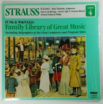 Funk &amp; Wagnalls Record Family Library of Great Music - Strauss Album  -MINT - £16.78 GBP