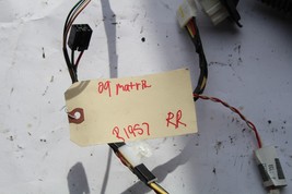 2009-2013 TOYOTA MATRIX REAR RIGHT DOOR WIRING HARNESS R1957 image 2